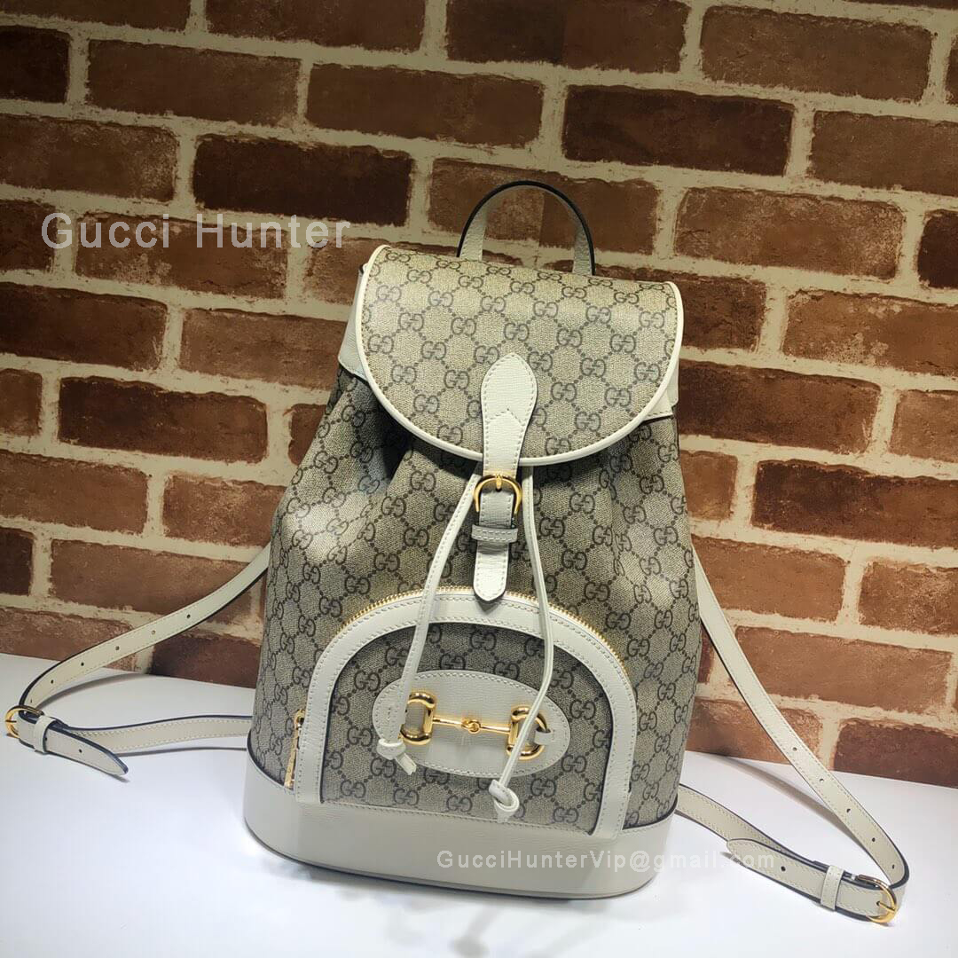 Gucci Horsebit 1955 Backpack White 620849